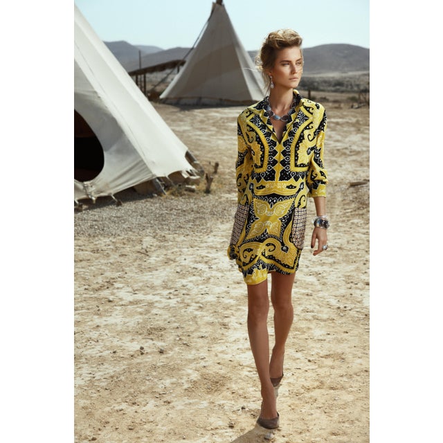 Bochic "Capri" Ruby & Multi Rough Cut Emerald Earrings Set In 18K Gold & Silver For Sale - Image 14 of 18