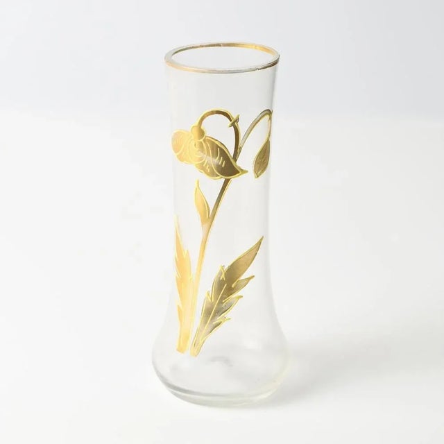 Bohemian Art Nouveau Glass Vase from Brothers Rachmann, 1890s For Sale - Image 7 of 8