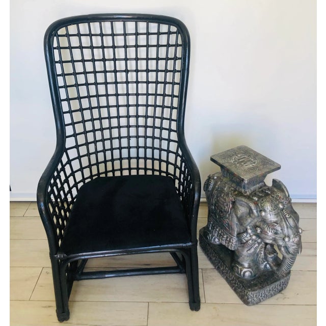 Chinoiserie Vintage Large Elephant Garden Stools or Side Tables - Set of 2 For Sale - Image 3 of 9