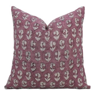 Fabdivine Handcrafted Block Print Cushion Cover 12x20 Inch Pure Linen- Superstar For Sale