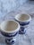 Mid-Century Modern 1950s Handpainted Delft Porcelain Egg Cups - a Pair For Sale - Image 3 of 8