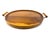 This vintage round wooden serving tray features beautiful natural grain and warm tonal variation that highlights the...