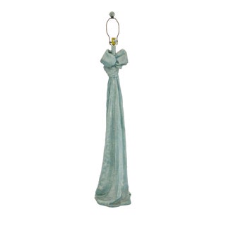 Vintage Dickinson Style Plaster Floor Lamp in Form of Draped Cloth For Sale