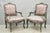 Vintage Italian Baroque Rococo Style Silver Leaf Gilt Lounge Arm Chairs - A Pair For Sale - Image 18 of 18