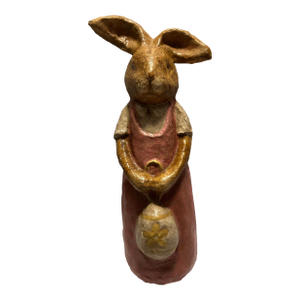 Late 20th Century Paper Mache Lady Rabbit