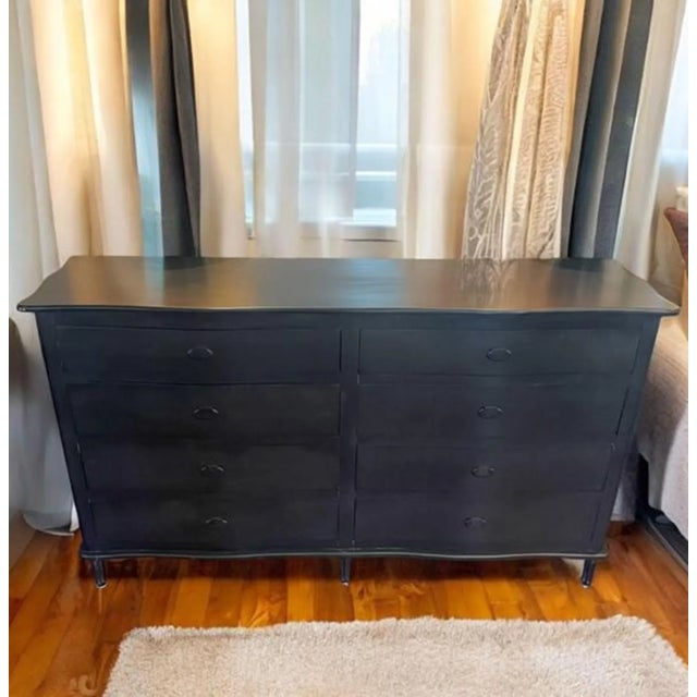 Coastal 8-Drawer Double Dresser For Sale - Image 4 of 4