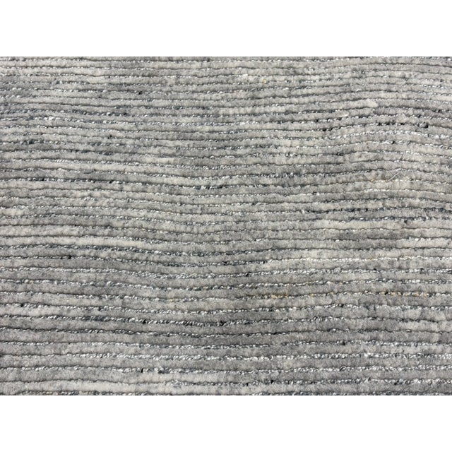 Rh Performance Rug – 9' × 12' Marled Ocean (Attributed) | Hand-Loomed Performance Construction | Textural Contemporary Design For Sale - Image 11 of 18