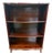 Vintage Queen Anne Style Mahogany Bookshelf Bookcase For Sale