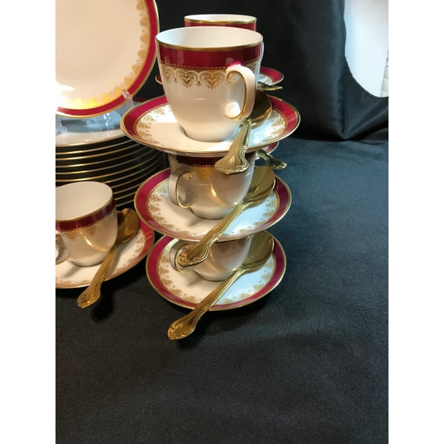 Hufschenreuthe Formal German Tea Set for 12 Guests 54 Pieces For Sale In Phoenix - Image 6 of 11