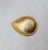 Vintage C1985 Signed Monet Goldtone "Hammered" Tear Drop Shaped Brooch For Sale - Image 10 of 10