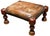 19th Century Antique Tufted Leather Ottoman Footstool Bench For Sale - Image 5 of 6