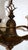 Antique French Brass and Glass Chandelier from Unbekannt, 1920s For Sale - Image 6 of 10
