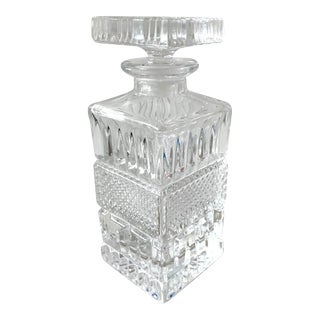 Antique Crystal Bar Decanter For Sale