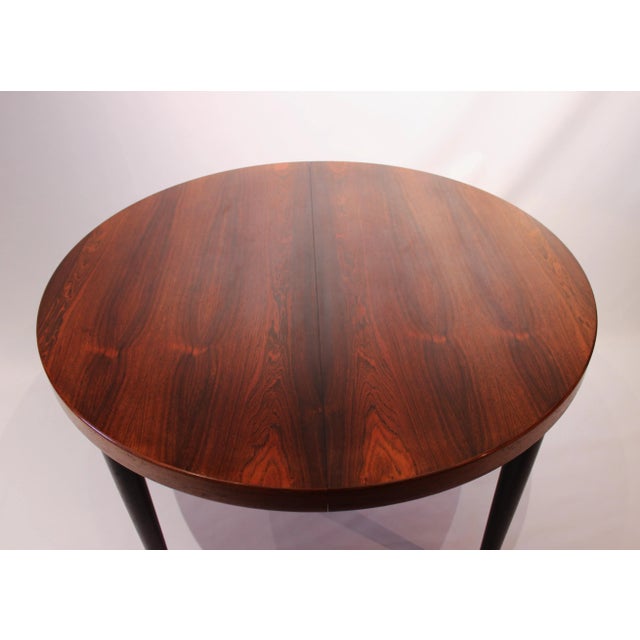 Wood Extendable Rosewood Dining Table from Omann Jun, 1960s For Sale - Image 7 of 10