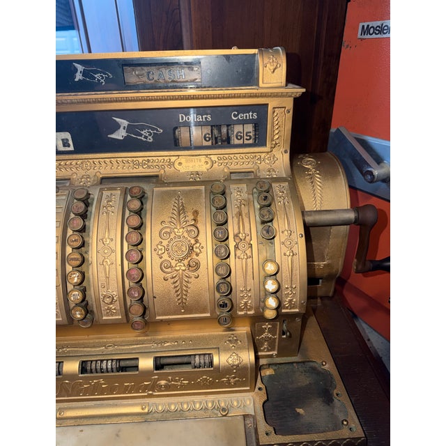 Antique National Cash Register Co. Model 532-El-3c For Sale - Image 9 of 11