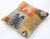 Tribal Arteverk Handwoven Afghan Kilim Pillow — Orange & Gray Tribal Motif For Sale - Image 3 of 3