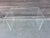 CB2 Mid Century Clear Acrylic Desk For Sale - Image 4 of 12