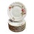 Mid 40th Century Royal Sealy “Pompadour Rose” Plates – 7½” - Set of 10 For Sale
