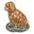 French Majolica Money or Coin Bank Dog Circa 1900 For Sale