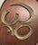 Mid 20th Century Large 14" Heavy Brass Om Symbol Decor for Meditation Spaces. For Sale - Image 4 of 4