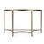 2020s Monica 50 in. W Demilne Glass and Metal Console Table, Antique Gold For Sale - Image 5 of 8
