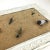 Wood Vintage Framed Cork-Board Wood Bird Thumbtacks For Sale - Image 7 of 9