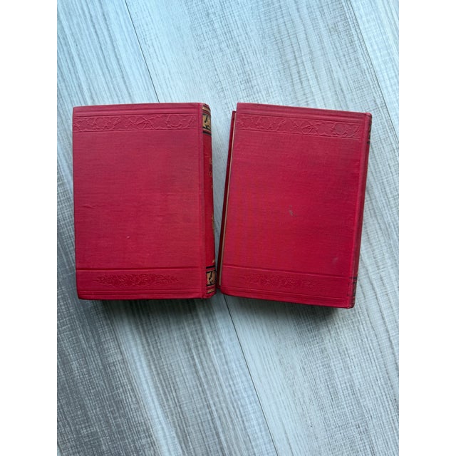Late 19th Century 1888 Illustrated Antique 2-Volume Hardcover Book Set: Tom Brown's School Days & at Oxford For Sale - Image 5 of 10
