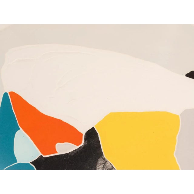 Paper Woman in Profile, Etching on Paper, Framed For Sale - Image 7 of 11