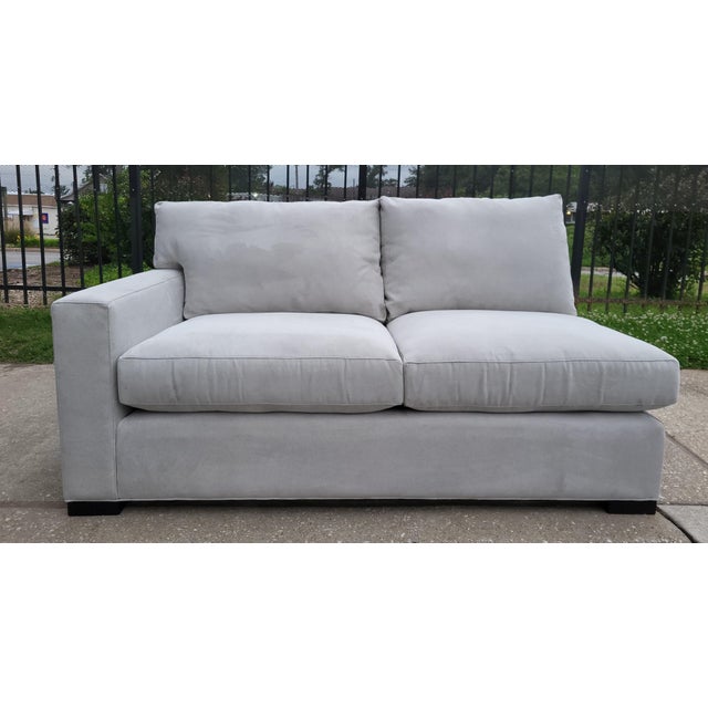 Crate & Barrel Axis Left-Arm Loveseat Sectional Piece by Crate & Barrel For Sale - Image 4 of 11