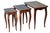 Set of 3, Antique Italian Burl WoodNesting Tables For Sale - Image 11 of 14