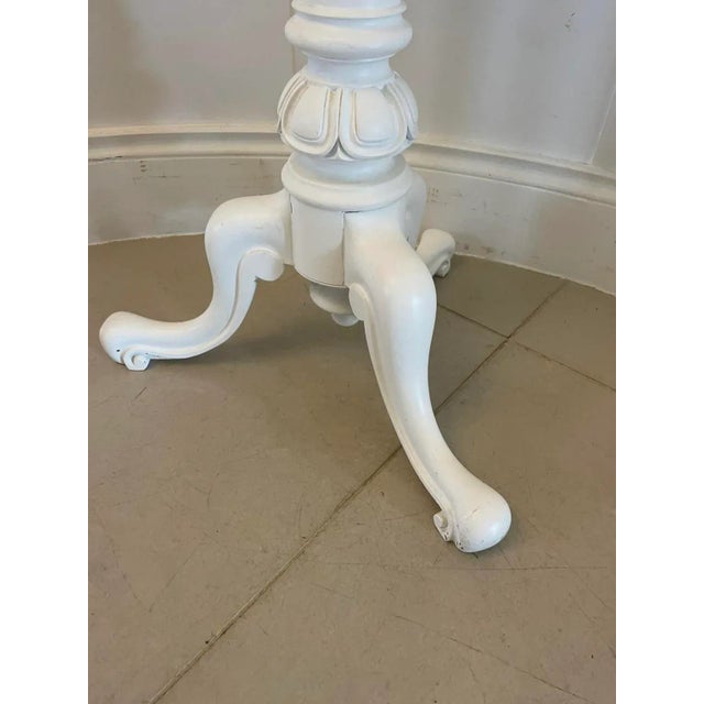 Victorian Painted Adjustable Shaving Stand Vanity Mirror, 1860s For Sale - Image 6 of 9