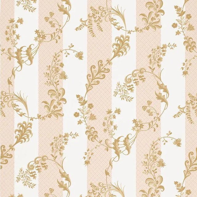Sample- Schumacher X Timothy Corrigan Bagatelle Fabric in Blush For Sale