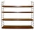Swedish String Shelving Unit with Teak Shelves by Nisse Strinning for String, 1960s For Sale