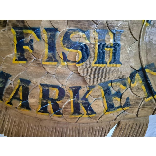 Boston Fish Market Trade Sign For Sale - Image 10 of 12