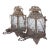 Pair of Antique French Tôle and Glass Lanterns For Sale