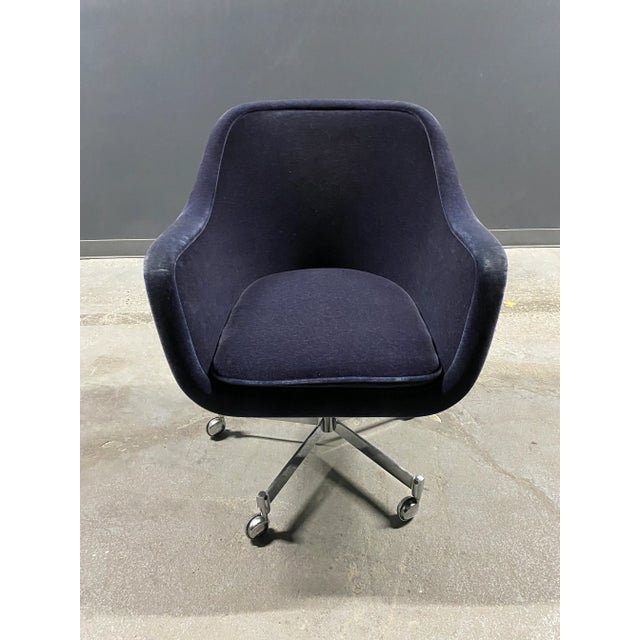 Blue Ward Bennett Executive Desk Chair For Sale - Image 8 of 8