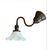 Brass Rare Antique Brass and Wavy Milk Glass Wall Sconces - A Pair For Sale - Image 8 of 8