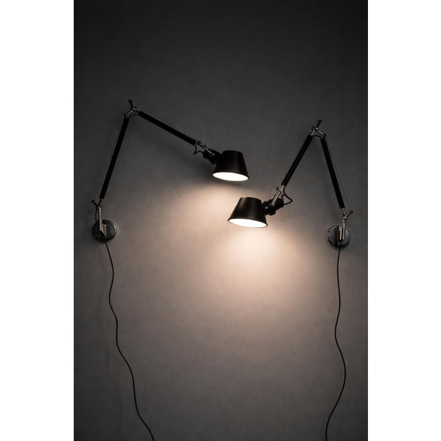 Artemide Tolomeo Sconces by Giancarlo Fassina and Michele De Lucchi for Artemide, Set of 2 For Sale - Image 4 of 7