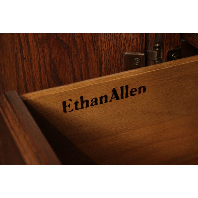 Ethan Allen Royal Charter Oak Bedroom Armoire Chairish