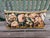 A beautiful pillow upholstered in 18th-century tapestry, featuring charming birds depicted at each end. Rich in antique...