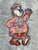 Orange Vintage Bullet Hole Bear Wall Sculpture For Sale - Image 8 of 12