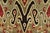 Blue Ikat Rug 6’1” X 8’10” Blue Wool Hand-Knotted Oriental Carpet For Sale - Image 8 of 14
