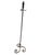 4 piece set of iron fireplace tools. Shovel, tongs and poker held on a three legged based. Poker is split near center and...