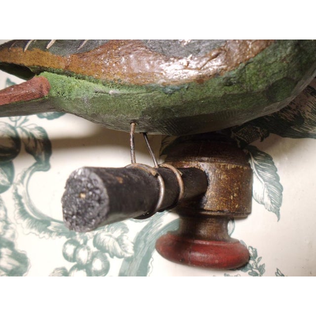 Brown Antique Carved Wooden Bird, 1890s For Sale - Image 8 of 15
