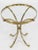 Mid-Century Modern Brass and Glass Round Gueridon Center Table For Sale - Image 10 of 10