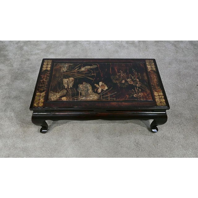 Lacquered Wooden Coffee Table, China, 1960s For Sale - Image 4 of 18