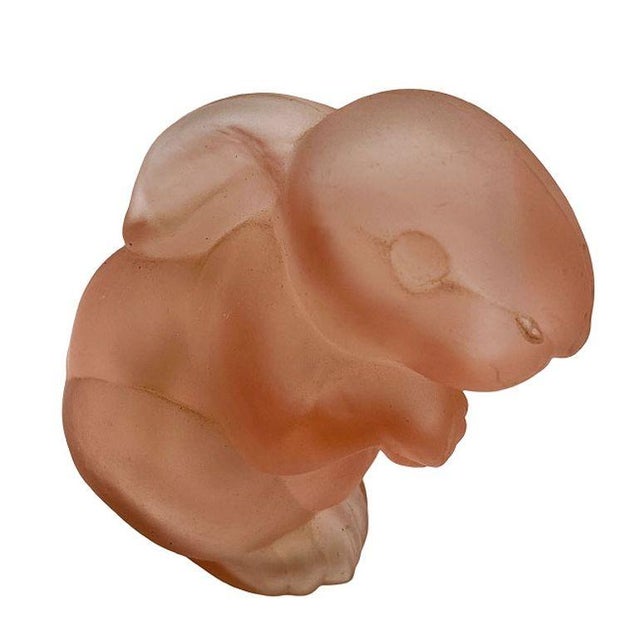 1970s 1970s Set of 11 Rare Modernist Glass & Lucite Bunny Rabbit Figural Collection For Sale - Image 5 of 18