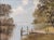 Erich Paulsen, Lakescape, Original Oil Painting, Late 20th Century, Framed For Sale - Image 3 of 4