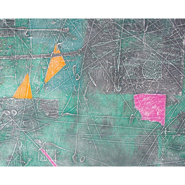 Abstract Painting and Print on Paper by Anthony Lewis Popcheff For Sale In Indianapolis - Image 6 of 7