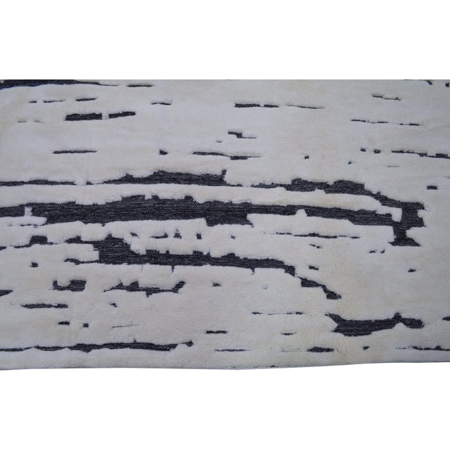 New Moroccan Professional Hand Knotted Wool Rug, 10x14 For Sale - Image 4 of 5